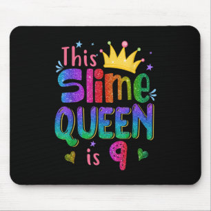 Mousepad Presente de 9 anos Esta rainha do lodo é o 9º aniv
