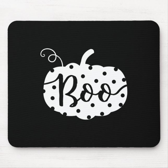 Mousepad Presente de abóbora mais fofo de Halloween para mu (Frente)