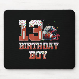 Mousepad Presente de Aniversário de 13 anos para Menino Fã