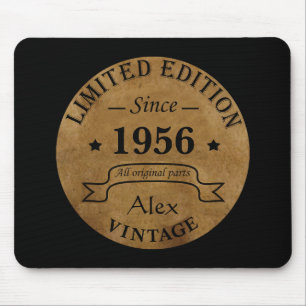 Mousepad presente de aniversário de 65 anos personalizado