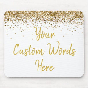 Mousepad Presente de aniversário de novo colega Dourado bra