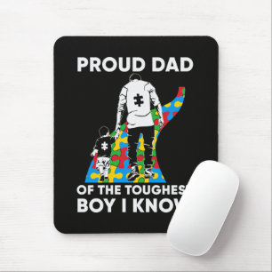 Mousepad Presente de aniversário de quebra-cabeça do pai pa