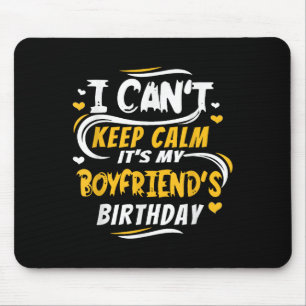 Mousepad Presente de aniversário que não posso manter calma