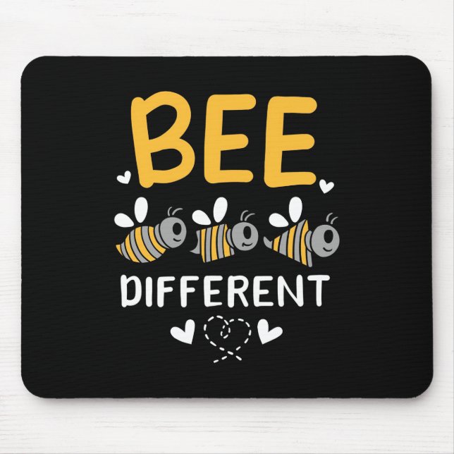 Mousepad Presente de apicultor | Abelhas diferentes (Frente)