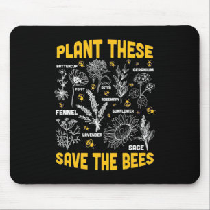 Mousepad Presente de apicultor Plantar Estas Abelhas