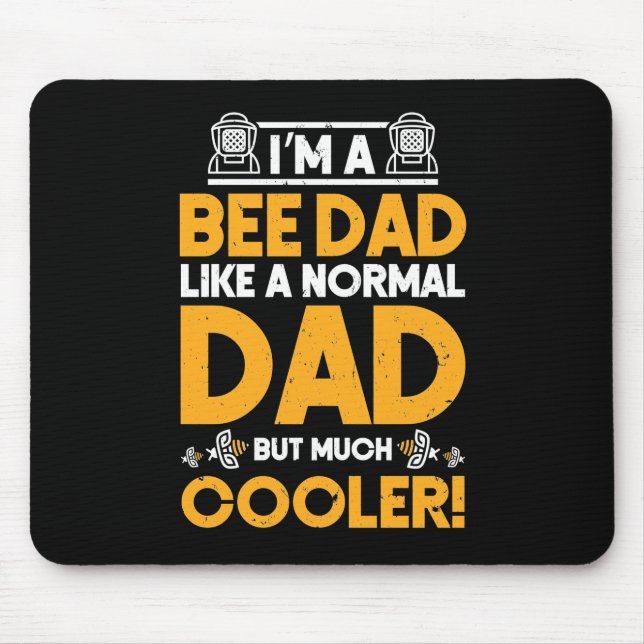 Mousepad Presente de apicultor | Sou Pai De Abelhas (Frente)