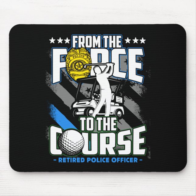 Mousepad Presente de Aposentadoria de Golfe Divertido para  (Frente)