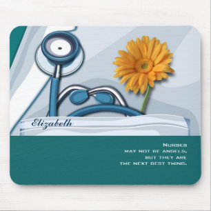 Mousepad Presente de Apreciação de Enfermeiro Stethoscope e