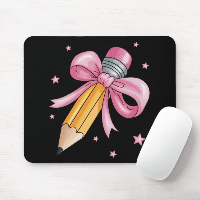 Mousepad Presente de Apreciação de Vida de Ensino de Lápis  (Com mouse)