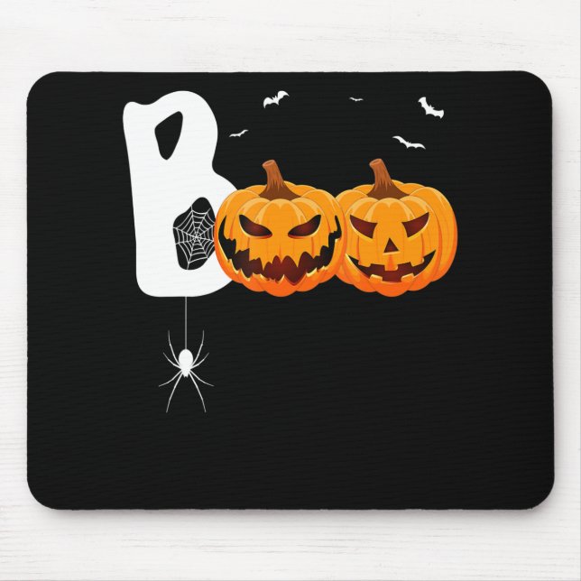 Mousepad Presente de aranha | Pumpkins Spider Halloween (Frente)