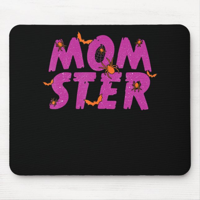Mousepad Presente de aranha | Rede De Aranha MOMSTER E Hall (Frente)