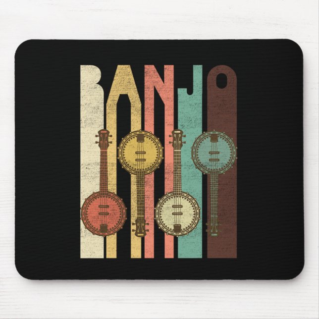 Mousepad Presente de Banda Bluegrass para o Instrumento de  (Frente)