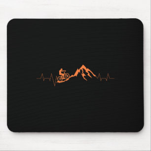 Mousepad Presente de Batimento Cardíaco de Bicicleta de Mon