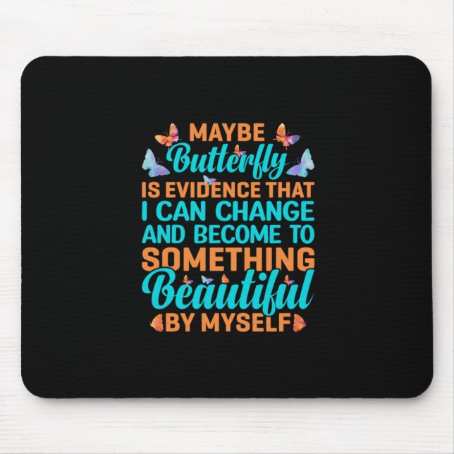 Mousepad Presente de borboleta | Talvez Borboleta (Frente)