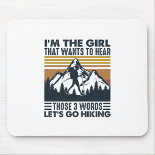 Mousepad Presente de Camper Eu Sou A Garota Que Vai Camin