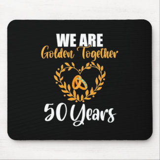 Mousepad Presente de Casamento | Estamos A Ouro De 50 Anos