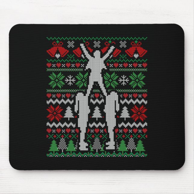 Mousepad Presente de Cheerleader de Natal (Frente)