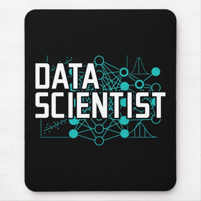 Mousepad Presente de Cientista de Dados Analista de Dados (Frente)