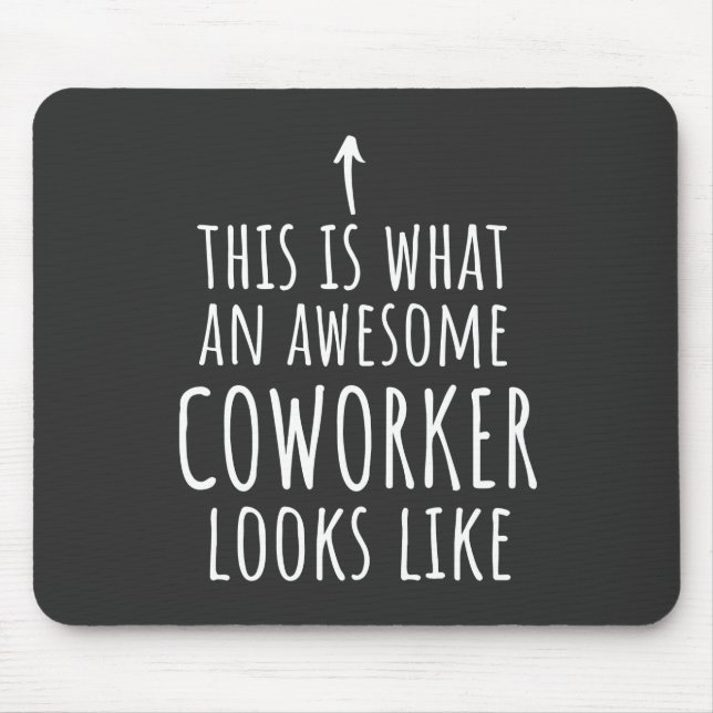 Mousepad Presente de Colega de Trabalho, Mug de Colega de T (Frente)