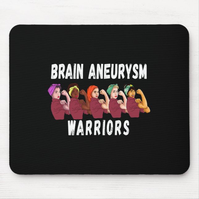 Mousepad Presente de consciência de sobreviventes do neuris (Frente)