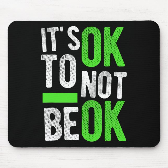Mousepad Presente de Consciência do Suicídio Sanitário Está (Frente)