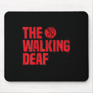 Mousepad Presente de conscientização sobre surdos treinador