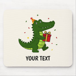 Mousepad Presente de Crocodilo Fofo