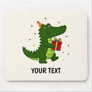 Mousepad Presente de Crocodilo Fofo