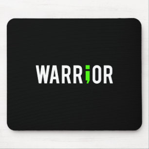 Mousepad Presente de Design de Guerreiro de Saúde Mental Po
