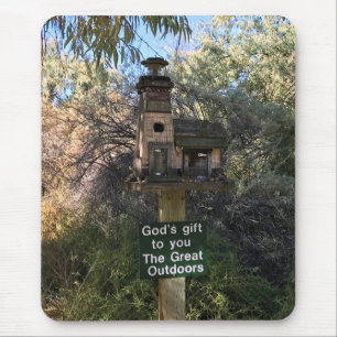 Mousepad Presente de Deus, Excelente ao ar livre, Sinal de