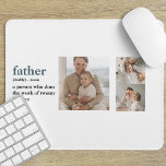 Mousepad Presente de Dia de os pais Feliz para Foto de Cola<br><div class="desc">um presente de Dia de os pais feliz com fotos de colagem modernas com verde pode ser uma maneira bela e significativa de mostrar ao seu pai o quanto ele significa para você. Seja criativo e divirta-se montando um presente personalizado e pensativo que ele vai valorizar por anos.</div>