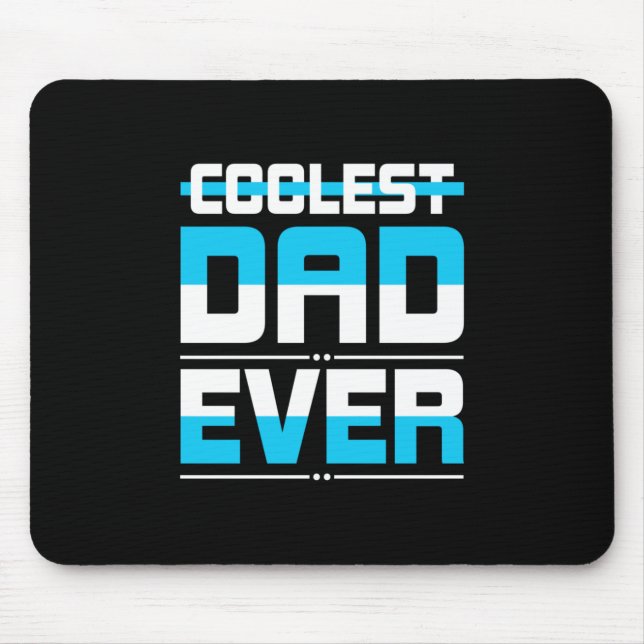 Mousepad Presente de dia de os pais | Pai Mais Frio (Frente)