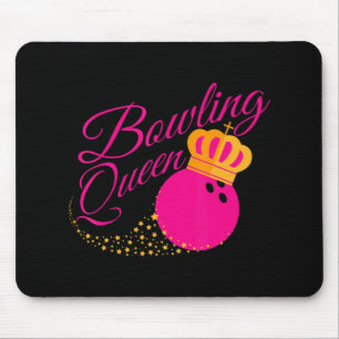Mousepad Presente De Diversão Da Rainha Da boliche Para Gar