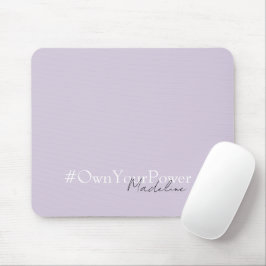 Mousepad Presente de empoderamento do Girlpatrão - Nome per