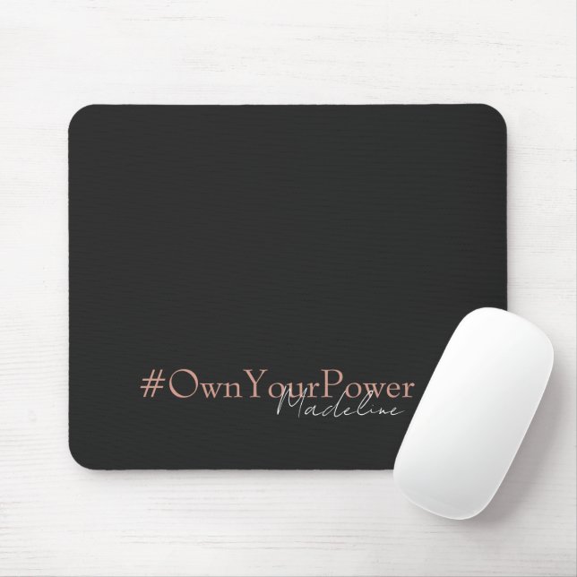 Mousepad Presente de empoderamento do Girlpatrão - Nome per (Com mouse)