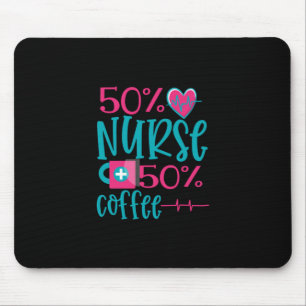 Mousepad Presente de Enfermeira 50 Enfermeira 50 Café