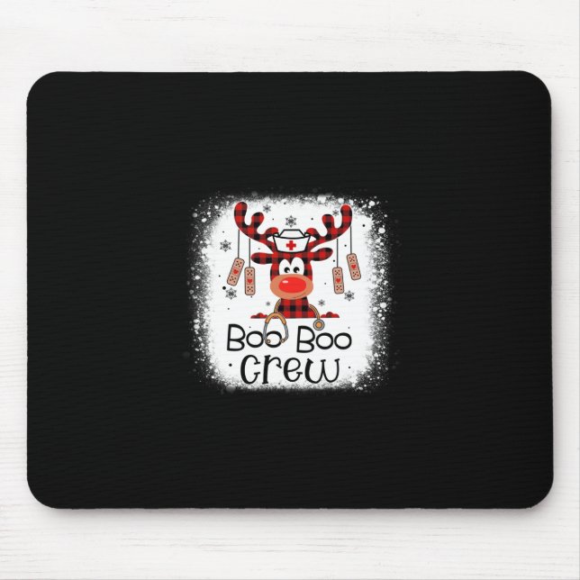 Mousepad Presente de Enfermeira | Boo Boo Crew (Frente)