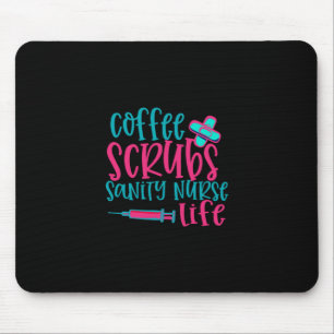 Mousepad Presente de Enfermeira Café Escrubs Enfermeiros