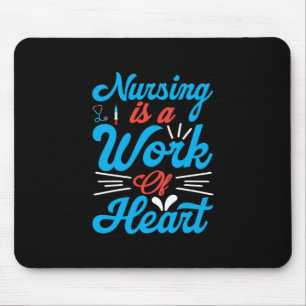 Mousepad Presente de Enfermeira Enfermagem É Uma Obra De