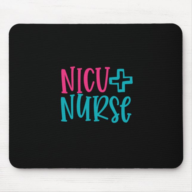 Mousepad Presente de Enfermeira | Enfermeira NICU (Frente)