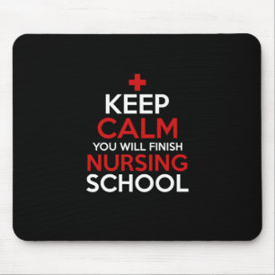 Mousepad Presente de Enfermeira   Fique Calmo Você Termina