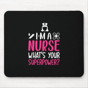 Mousepad Presente de Enfermeira   Sou Uma Enfermeira Qual É