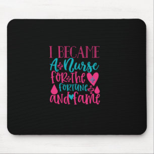 Mousepad Presente de Enfermeira   Virou Enfermeira Para A F