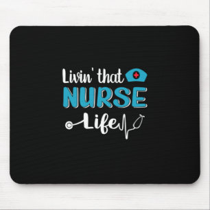 Mousepad Presente de Enfermeira Viver Que Enfermeira A Vi