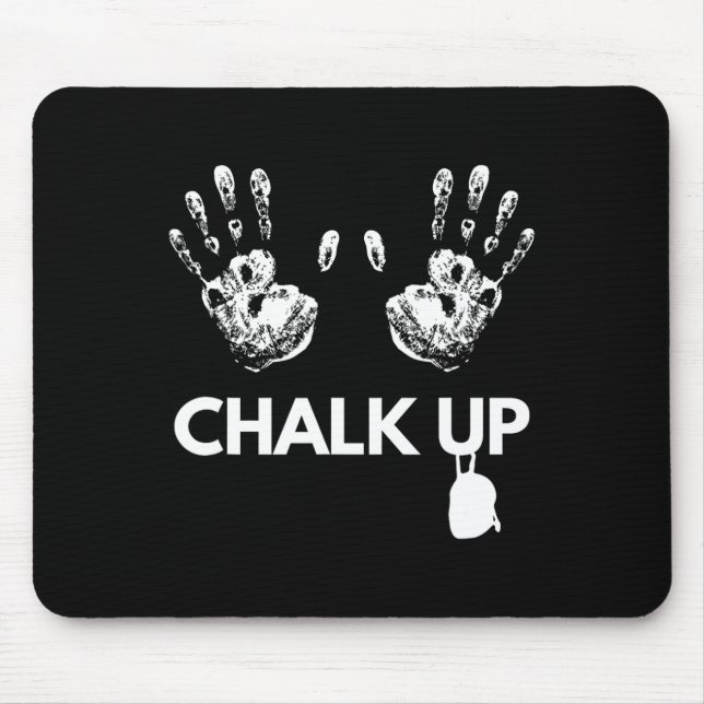 Mousepad Presente de Escalada em Rocha Chalk Up, Presente d (Frente)