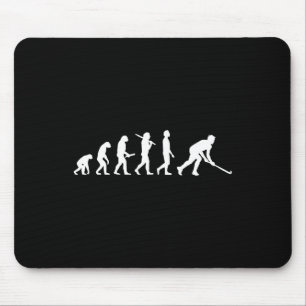 Mousepad Presente de evolução de hóquei divertida para joga