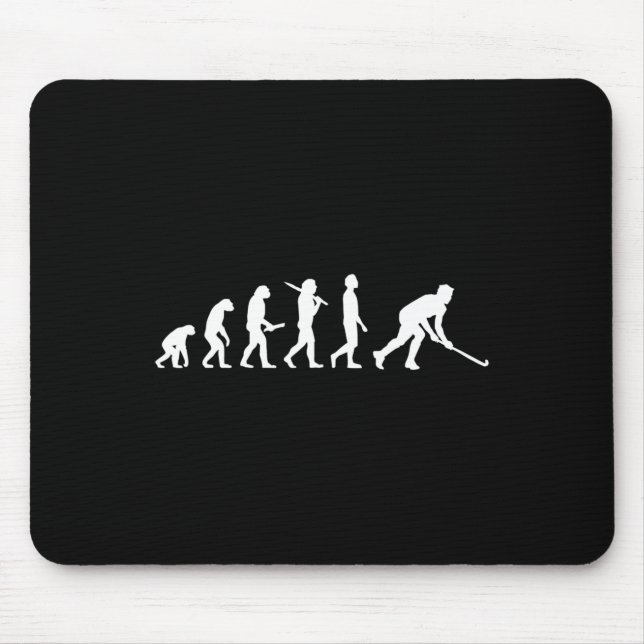 Mousepad Presente de evolução de hóquei divertida para joga (Frente)