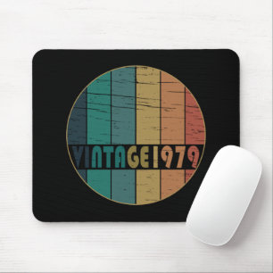 Mousepad Presente de festa de aniversário vintage de 1979