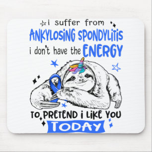 Mousepad Presente de Fita Espondilite Anquilosante Mês de