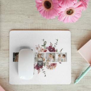 Mousepad Presente de Flores Coloridas da Família Trendy Col